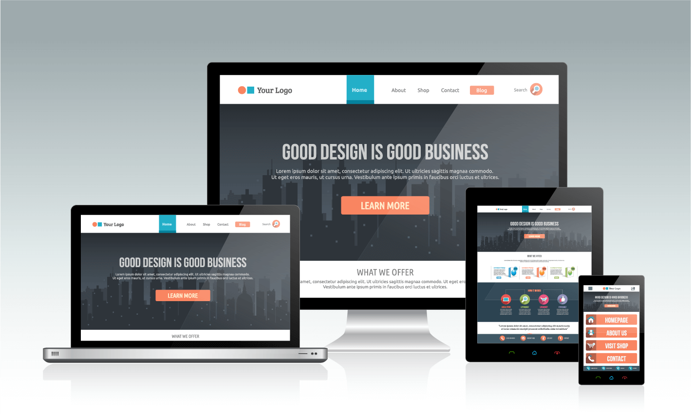 Responsive Design Mockup